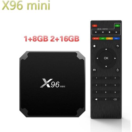 New X96mini Android 9.0X96 mini Smart TV BOX S905W Quad Core support 2.4G Wireless WIFI Media Box Set Top Box