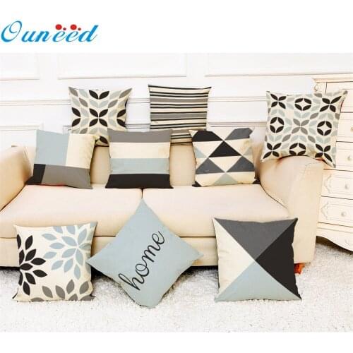 Ouneed Sofa Pillow Cover Simple geometric Throw pillow case home decoration pillowcase Cushion Cover animeative cojines 2020 new