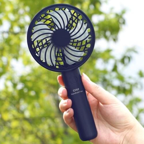 Cooling Fan Ventilator 2000 mAh Washable Handleld Air Cooler Upgraded USB Rechargeable Wireless Portable Mini Air Conditioner