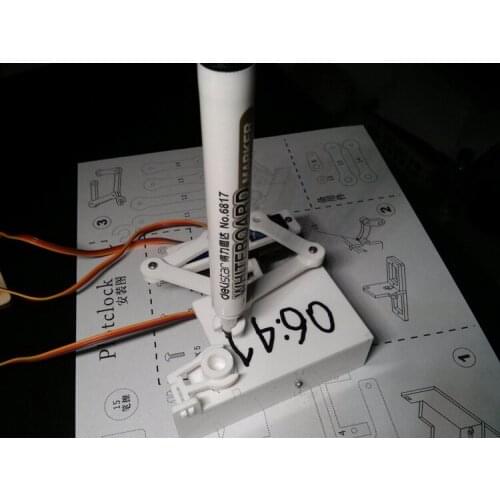 Manipulator Writing and Drawing DIY Robot Open Source for Arduino