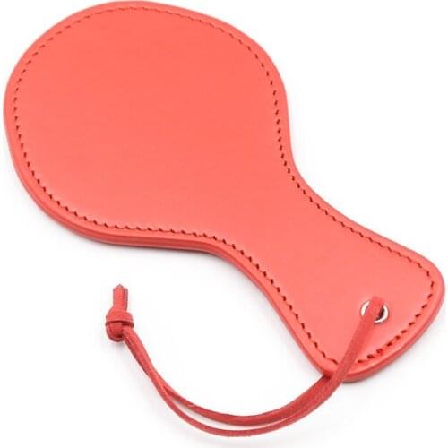 Sex Toys Leather Trapeze Round Props Leather Racket Bamboo Racket Couples Toy Show Nightclub Sex Products