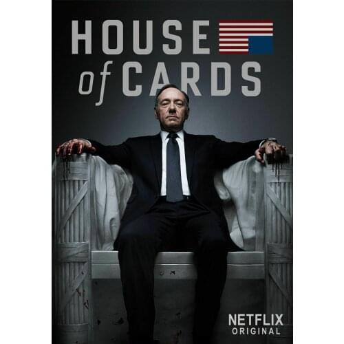 House of Cards Kevin Spacey Art Film Print Silk Poster Home Wall Decor 24x36inch
