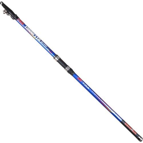 Sunben carbon 4.5M Spinning Fishing Rod Hard Power Telescopic Fishing Rod Surf cast Rod