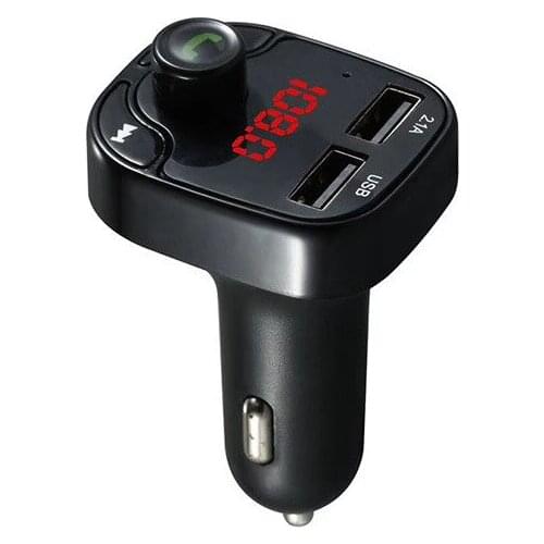 Universal Car Kit Bluetooth Wireless FM Transmitter MP3 Player Dual USB Charger Car Accessories Audio Cable Hands-Free 3.1A