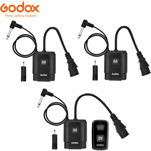 Godox DM-16 Transmitter + 3x Receiver Set Wireless Studio Strobe Flash Trigger 16 Channels for Camera Canon Nikon Olympus Pentax