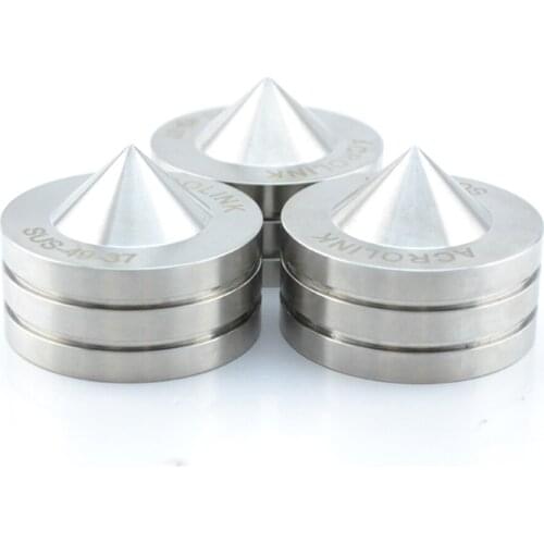 3Set 39mm Solid Steel HiFi Equipment Speaker CD Isolation Spike Stand Feet Base