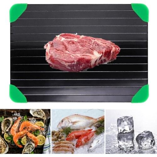 30.5x20.5 Fast Defrosting Tray Thaw Frozen Food Meat Fruit Quick Defrosting Plate Board Defrost Kitchen Gadget Tool Dropshipping
