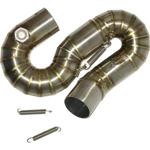 51mm Slip On Exhaust Middle Link Adapter Pipe for HONDA CBR 1000RR 2008-2011