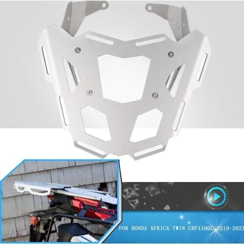 For Honda Africa Twin CRF1100L 2019 2020 2021 Motorcycle Rear Seat Luggage Rack Support Holder Saddlebag Cargo Shelf Bracket Kit