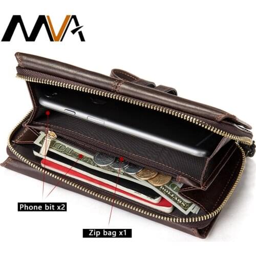 Мужские кожаные кошельки MVA China At AliExpress