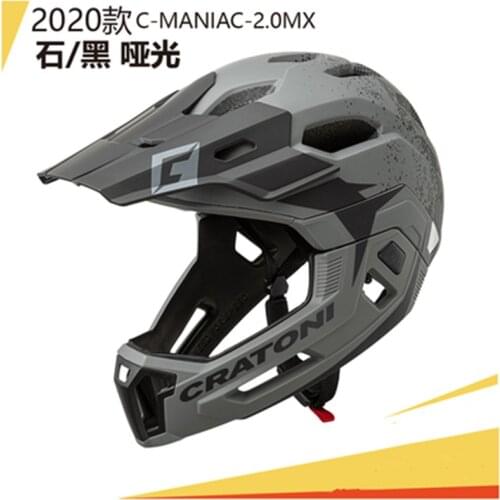 German cratoni full helmet child balance bike helmet scooter baby riding boy Catoni full helmet MANIAC children bicycle off-road