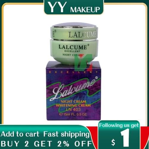 Wholesale and retail lalcume whitening night cream 15ml/pcs LN403
