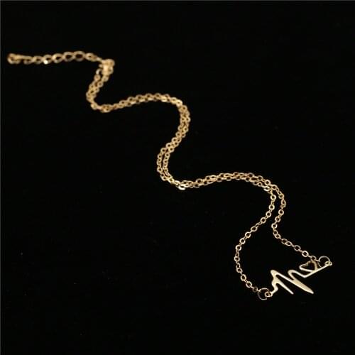Gold Color Chain Collier Love Heart Pendant Choker Necklace Women Femme Jewellery Bijoux Accesorios Mujer Collares De Moda 2019