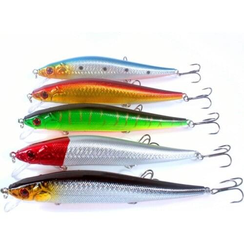 1PCS 140F Hook Minnow Wobblers Fishing Lure Super Long Throwing Floating Hard Bait 140mm 23g Flatfish Pesca Perch Saltwater Fish