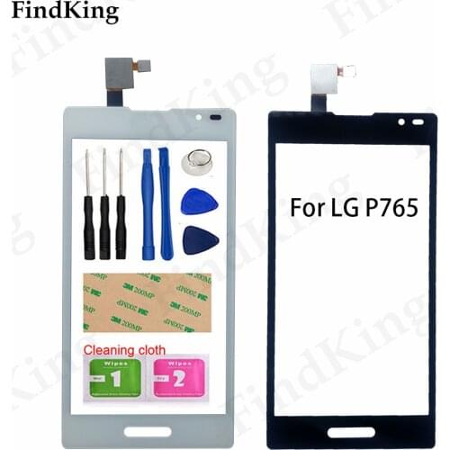4.7'' Touch Screen For LG Optimus L9 P760 P765 P768 P769 Touch Screen Digitizer Sensor Touch Glass Lens Panel Replacement