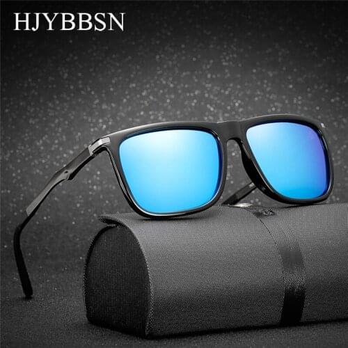 Aluminum Square Retro Sun Glasses Famous Brand Polaroid Sunglasses polarized Sunglasses retro Feminino For Women Men