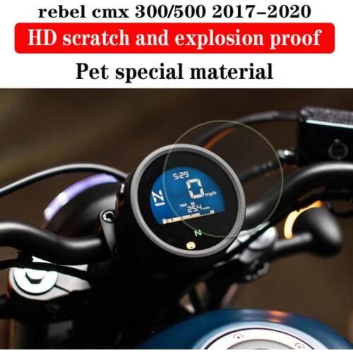For Motorcycle Cluster Scratch Protection Film Screen Protector Accessories For Honda Rebel 500CMX250 CMX500 Rebel250 2017-2021
