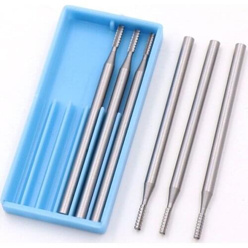 URANN 1pc Tungsten steel carving knives Milling tools Wood carving knife core / wood / Micro carving head straight tooth needle