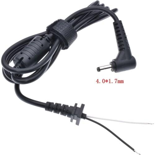 1 PCS DC Jack 4.0*1.7mm Charger Adapter Plug Power Supply Cable for Laptop 1.2M 4.0 x 1.7 mm Power Cable Cord Connector