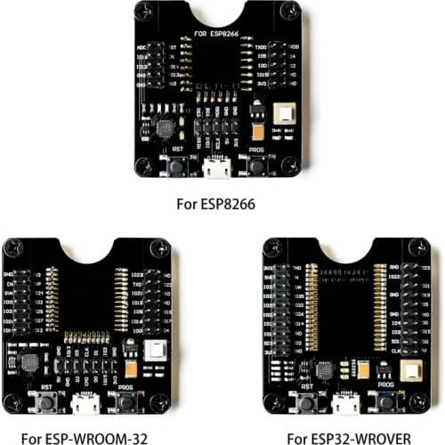 1PCS ESP8266 ESP-WROOM-32 ESP32-WROVER Development Board Test Burning Fixture Tool Downloader for ESP-12F ESP-07S ESP-12S