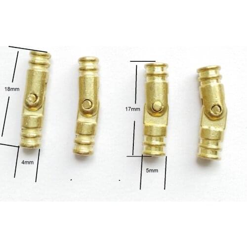 100pcs Brass Color Cylinder Hinge Box Hardware Support Hinge Cylindrical Box Hinge Alloy Hinge