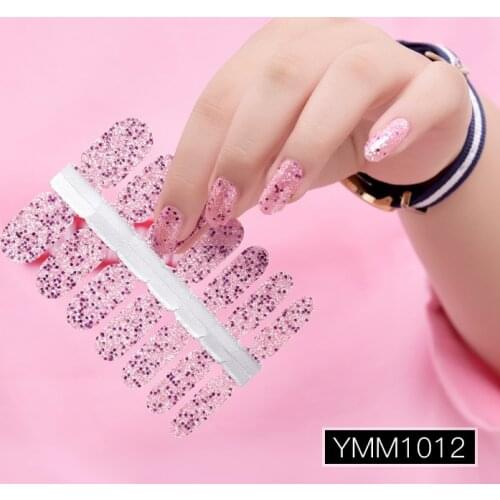 14pcs/sheet 29 Colors Nail Beauty Sticker Lasting Nail Sequin Sticker Safe Non-toxic For Pregnant Woman Nail Stickers