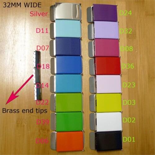 160pcs 1.25" 32mm Enamel Painted Belt Buckles