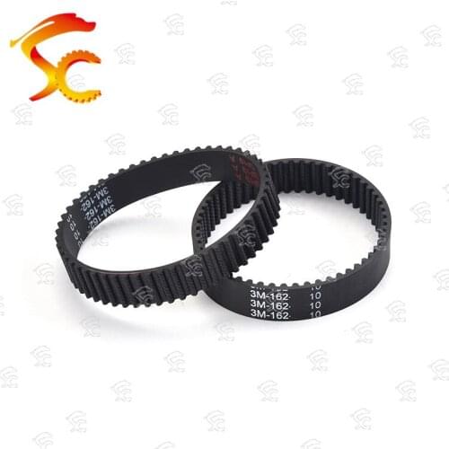 5pcs HTD3M belt 3M 162 Length 162mm teeth 54 width 10mm 3M timing belt rubber closed-loop belt