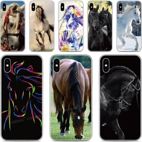Running Horse Cover For Leagoo Z10 M13 M11 S11 S9 M8 S8 T8S Kiicaa Power OPPO A12 A12E A15 C2 A53 A73 2020 A59 F1S F17 Pro Case