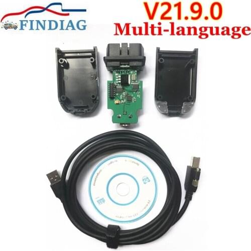 V2 V21.3 Interface atmega162+16v8+ft232rq Car Diagnostic Tool OBDII 16Pin Interface Electric Testers for VAG 21.3.0
