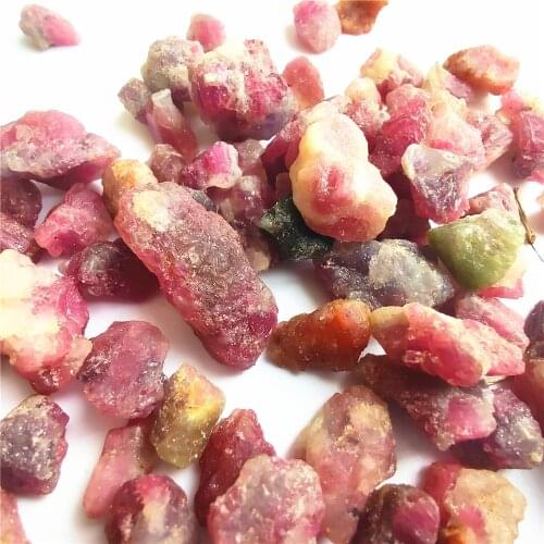 Natural Brazilian Rubellite Red Tourmaline Rought Stone Rubellite Stones Crystal Specimens