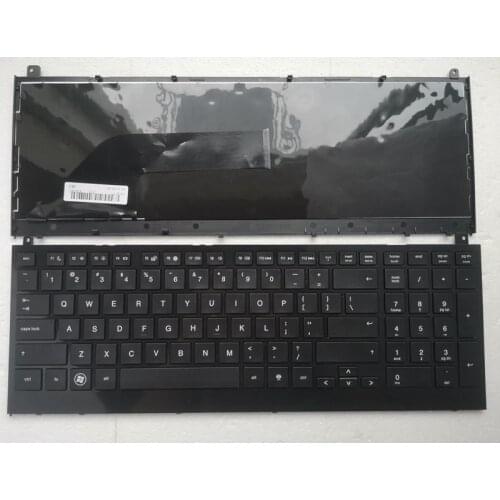 US Black New English laptop keyboard FOR HP PROBOOK 4520S 4520 with frame