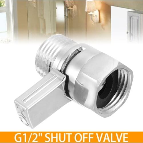New Shower Stop Valve Head Mayitr Bidet Sprayer Valve Hot Flow Control Shut OFF Valve Water Saver Switch For Bathroom Accessory