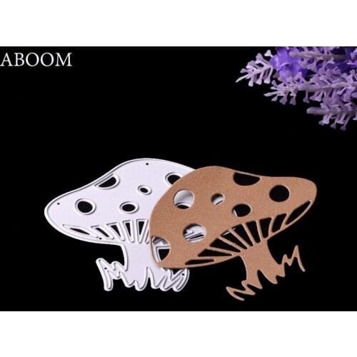 ABOOM New Mushroom Metal Cutting Dies Stencils Decorative Embossing Folder Scrapbooking Album Paper Cards Die Cutting Template