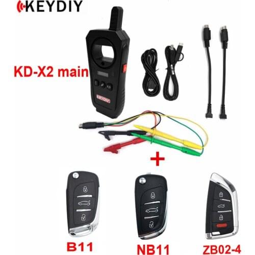 Original KEYDIY KD-X2 Remote Maker Unlocker Key Generator 96Bit 48 Transponder Chip Copier with Data Collector and NB/ZB Remote
