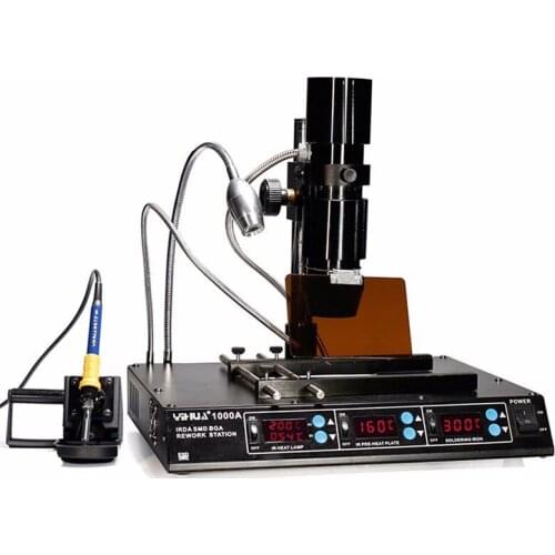 1000A Soldering Station BGA Rework Station Laptop Motherboard Repairing Tools BGA Machine IR Station 110V 220V EU US
