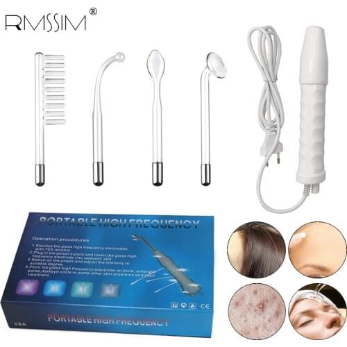 Portable Handheld High Frequency Facial Machine - Acne, Anti-inflammatory, Skin Tightening, Wrinkles, Fine Lines, Spa Salon