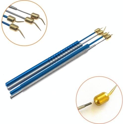 Stainless steel Cautery with titanium handle ophthalmic eye surgical instruments