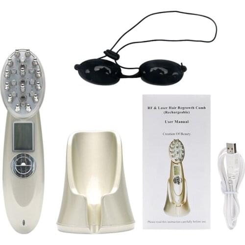 Hair Comb Brush Grow Laser Hair Loss Therapy Hair Growth Care Treatment Laser Massage Comb Hair Comb Massage Equipment