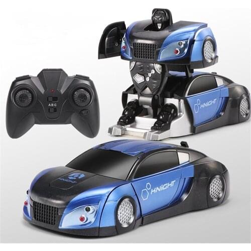 Remote control car One-click deformation Robot 360° Rotate Drift With light Climb Wall RC Car Dual mode Remote control car toys