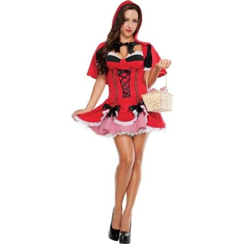 Sexy Role Play Costumes Free Shipping Miss Riding Hood Costume 3S1477 Sexy Cosplay Costume