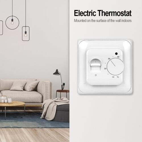 Thermostat Temperature Controller for Water/Electric floor Heating Room Thermostat Manual Warm Floor Cable Use Thermostat