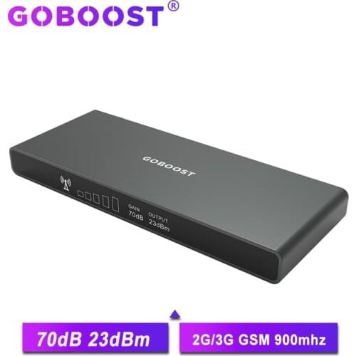 GOBOOST signal booster GSM 900 cellular amplifier 70dB mobile phone repeater mobile screen internet 2g 3g network NEW