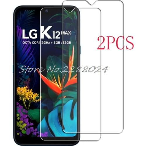 2PCS FOR LG K12 Max LMX520BMW, LMX520EMW, LM-X520 Tempered Glass Protective On K50 Screen Protector Film Cover