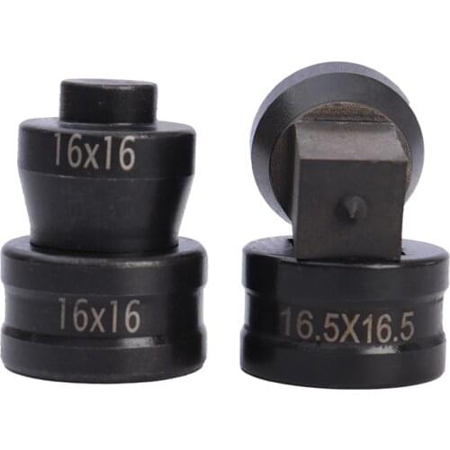 1Pc Hydraulic Punching Square Die for CH-60 Hydraulic Punching Machine Steel Plate/Iron Sheet/Copper Busbar Hole Puncher Die