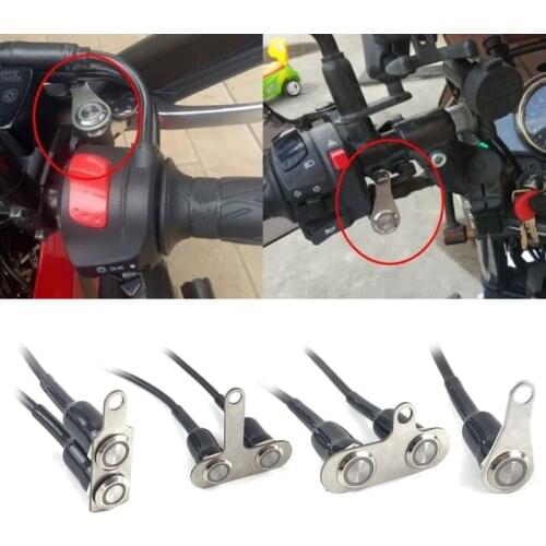 12V/5A Motorcycle Handlebar Switch Universal Waterproof Headlight On/Off Button Adjustable Mount For ATV Dirt Electric Bike