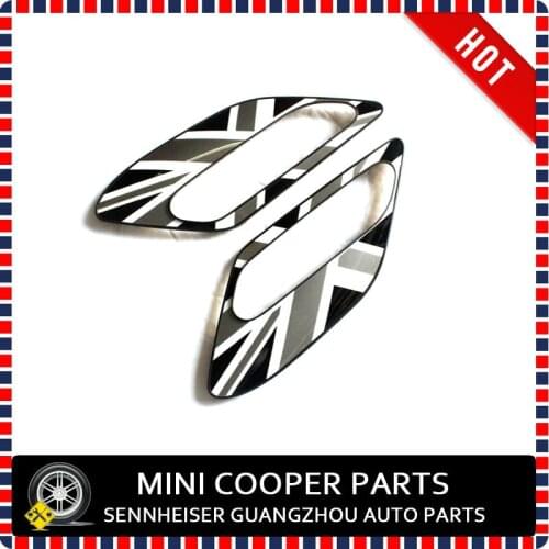 Brand New Original Replacement Part Side Scuttle Black Union Jack Style For mini cooper paceman R61 R60 countryman S(2 Pcs/Set)