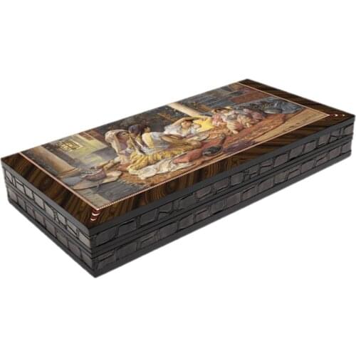 Fantastic Wooden Backgammon Harem Big Size Table games Amusement