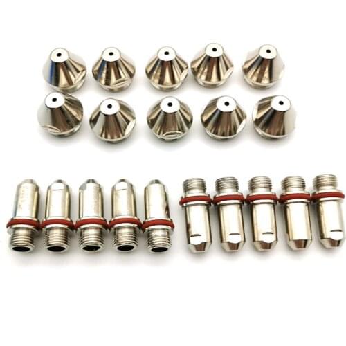 FY-A160 FY-A200H FY-A200 FY-200 FY-A200C LGK-200 200A water cooled cutting torch electrode 10pcs and nozzle 10pcs