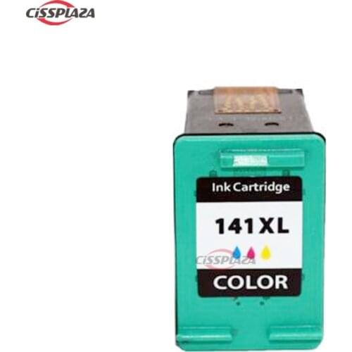CISSPLAZA 1x compatible for HP141 XL Ink cartridge for DeskJet 5363 D4263 6413 J5783 PhotoSmart C4283 C4343 C5283